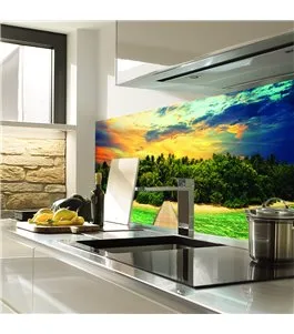 Glas Küchenrückwand 6 mm ESG Motive KRWM-0607