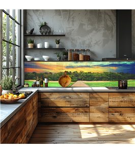 Glas Küchenrückwand 6 mm ESG Motive KRWM-0607