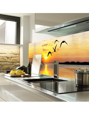 Glas Küchenrückwand 6 mm ESG Motive KRWM-0615