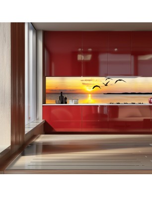 Glas Küchenrückwand 6 mm ESG Motive KRWM-0615