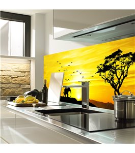 Glas Küchenrückwand 6 mm ESG Motive KRWM-0616