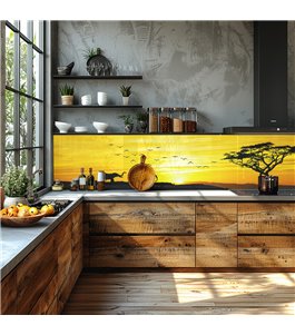 Glas Küchenrückwand 6 mm ESG Motive KRWM-0616