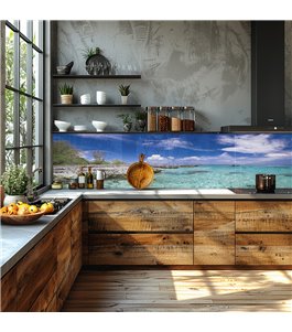 Glas Küchenrückwand 6 mm ESG Motive KRWM-0620