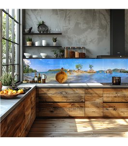 Glas Küchenrückwand 6 mm ESG Motive KRWM-0621