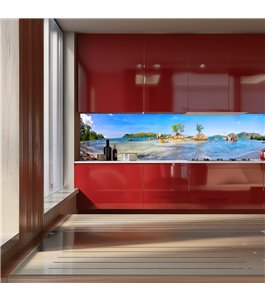 Glas Küchenrückwand 6 mm ESG Motive KRWM-0621