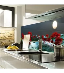 Glas Küchenrückwand 6 mm ESG Motive KRWM-0622