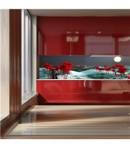 Glas Küchenrückwand 6 mm ESG Motive KRWM-0622