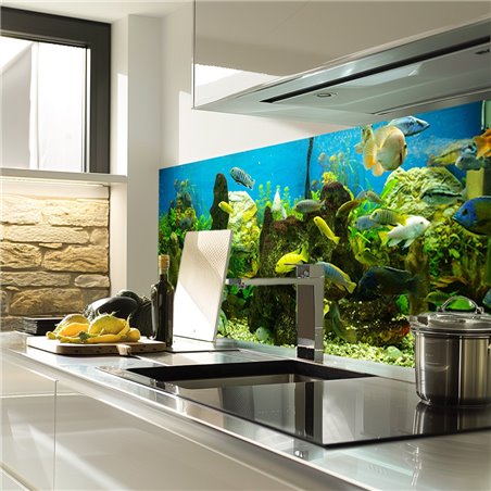 Glas Küchenrückwand 6 mm ESG Motive KRWM-0624