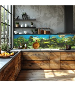 Glas Küchenrückwand 6 mm ESG Motive KRWM-0624