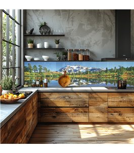 Glas Küchenrückwand 6 mm ESG Motive KRWM-0634