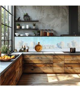 Glas Küchenrückwand 6 mm ESG Motive KRWM-0752