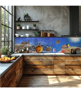 Glas Küchenrückwand 6 mm ESG Motive KRWM-0761