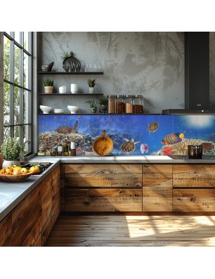 Glas Küchenrückwand 6 mm ESG Motive KRWM-0761
