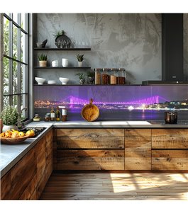 Glas Küchenrückwand 6 mm ESG Motive KRWM-0763