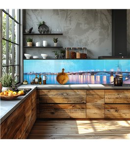 Glas Küchenrückwand 6 mm ESG Motive KRWM-0764