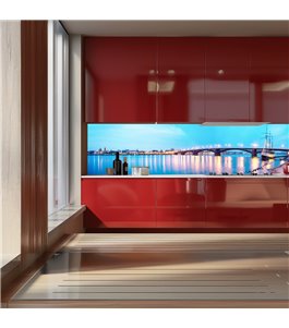 Glas Küchenrückwand 6 mm ESG Motive KRWM-0764