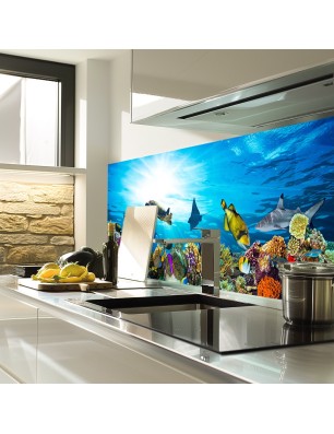 Glas Küchenrückwand 6 mm ESG Motive KRWM-0770