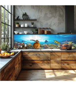 Glas Küchenrückwand 6 mm ESG Motive KRWM-0770