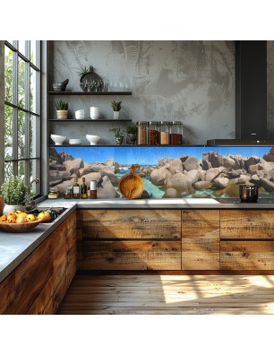 Glas Küchenrückwand 6 mm ESG Motive KRWM-0773