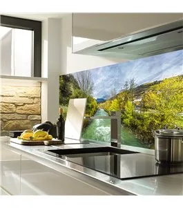 Glas Küchenrückwand 6 mm ESG Motive KRWM-0778