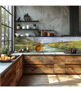 Glas Küchenrückwand 6 mm ESG Motive KRWM-0778