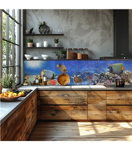 Glas Küchenrückwand 6 mm ESG Motive KRWM-0780