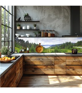 Glas Küchenrückwand 6 mm ESG Motive KRWM-0786