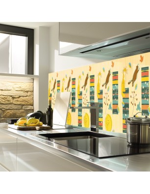 Glas Küchenrückwand 6 mm ESG Motive KRWM-0796