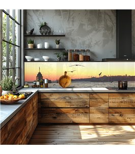 Glas Küchenrückwand 6 mm ESG Motive KRWM-0797