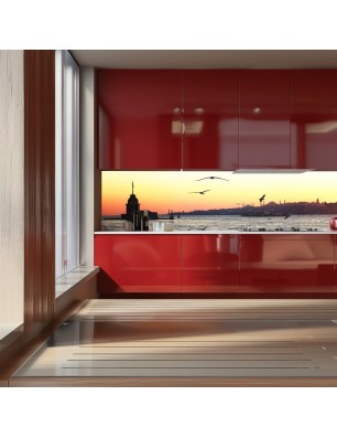 Glas Küchenrückwand 6 mm ESG Motive KRWM-0797