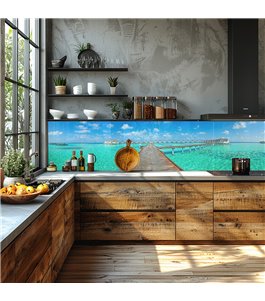Glas Küchenrückwand 6 mm ESG Motive KRWM-0800