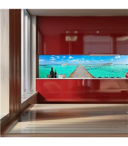 Glas Küchenrückwand 6 mm ESG Motive KRWM-0800