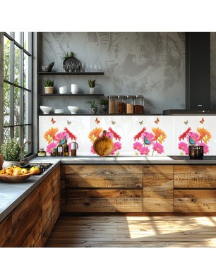 Glas Küchenrückwand 6 mm ESG Motive KRWM-0802