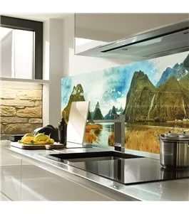 Glas Küchenrückwand 6 mm ESG Motive KRWM-0803