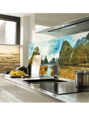 Glas Küchenrückwand 6 mm ESG Motive KRWM-0803