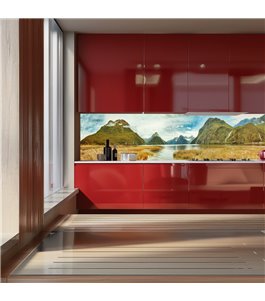 Glas Küchenrückwand 6 mm ESG Motive KRWM-0803