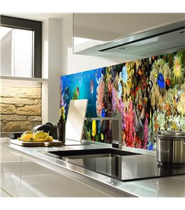 Glas Küchenrückwand 6 mm ESG Motive KRWM-0808