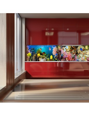 Glas Küchenrückwand 6 mm ESG Motive KRWM-0808