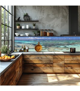 Glas Küchenrückwand 6 mm ESG Motive KRWM-0809