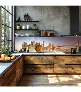 Glas Küchenrückwand 6 mm ESG Motive KRWM-0811