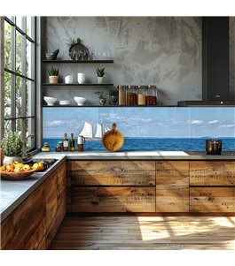 Glas Küchenrückwand 6 mm ESG Motive KRWM-0814