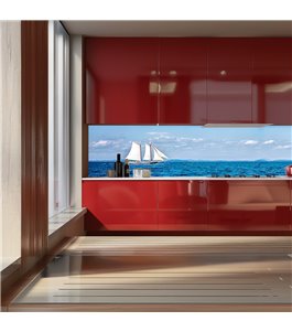 Glas Küchenrückwand 6 mm ESG Motive KRWM-0814