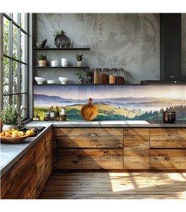 Glas Küchenrückwand 6 mm ESG Motive KRWM-0818