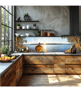 Glas Küchenrückwand 6 mm ESG Motive KRWM-0821