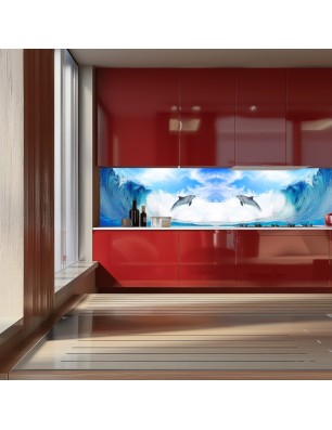Glas Küchenrückwand 6 mm ESG Motive KRWM-0827
