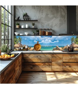 Glas Küchenrückwand 6 mm ESG Motive KRWM-0831