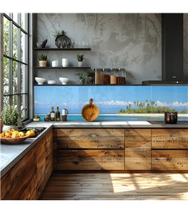Glas Küchenrückwand 6 mm ESG Motive KRWM-0835