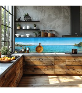 Glas Küchenrückwand 6 mm ESG Motive KRWM-0837
