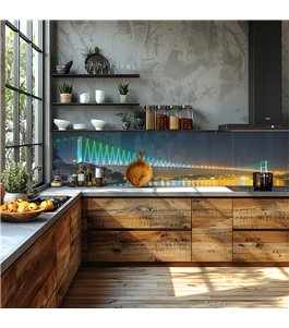 Glas Küchenrückwand 6 mm ESG Motive KRWM-0841