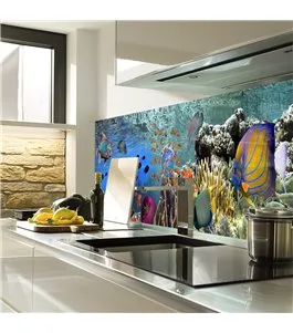 Glas Küchenrückwand 6 mm ESG Motive KRWM-0842